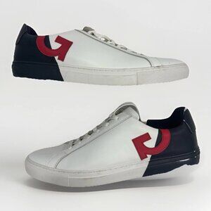 G/Fore Sneakers Mens Size 11 Red White Blue Leather Upper Lace Up Shoes